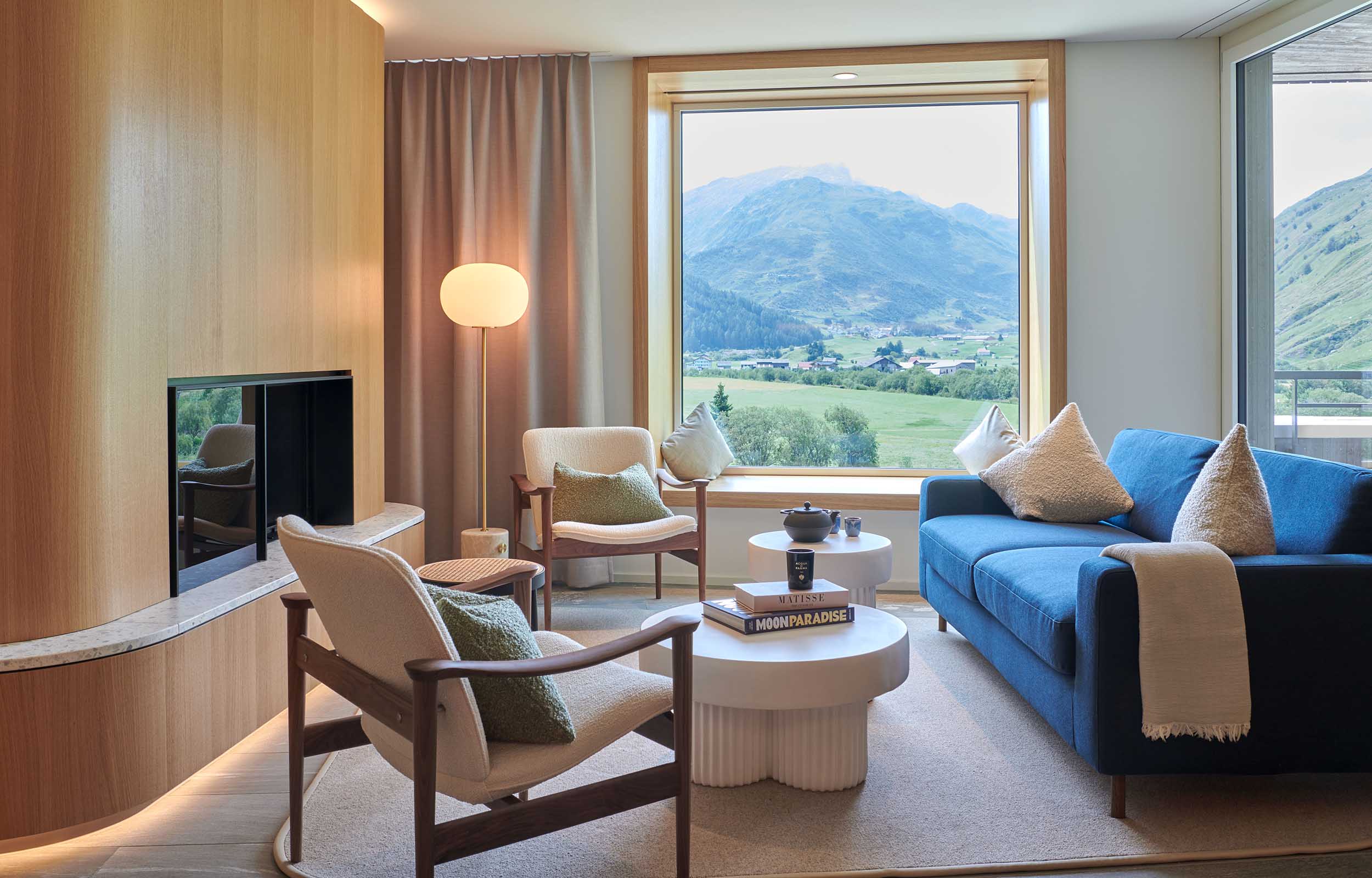 Hospitality. Serviced Apartment. Living Space. Yara. ASA Andermatt Swiss Alps - MACH Architektur.